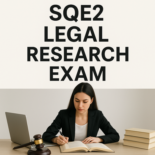 SQE2 Legal Research Exam – One-to-One Practice & Feedback Session (Live Online)