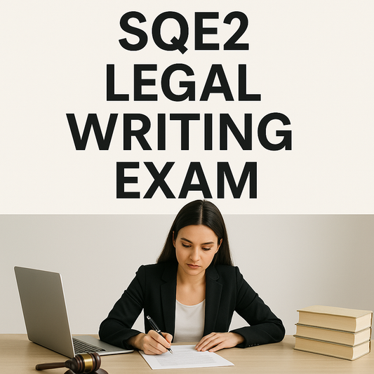 SQE2 Legal Writing Exam – One-to-One Practice & Feedback Session (Live Online)