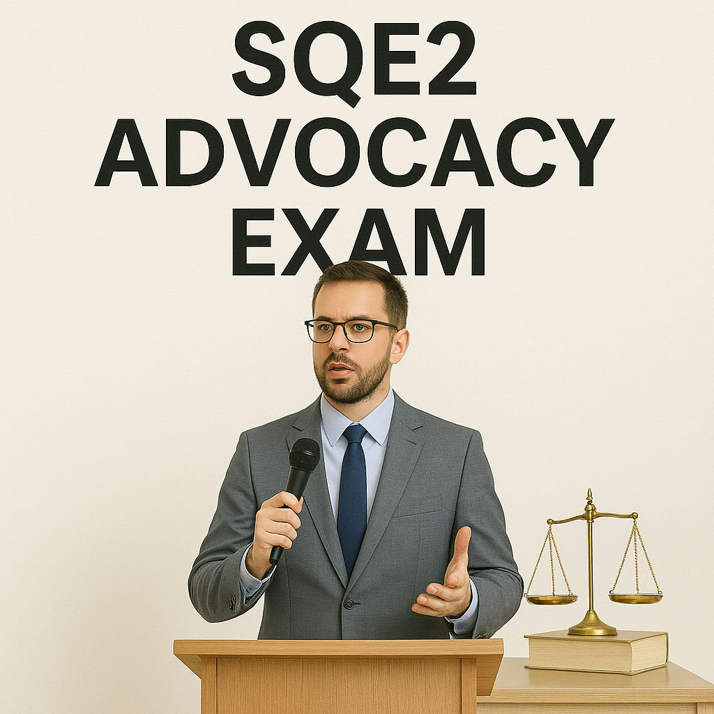 SQE2 Advocacy Exam – One-to-One Practice & Feedback Session (Live Online)